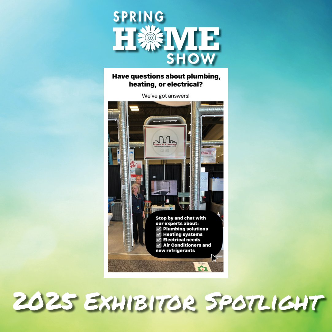 🏡 We’re thrilled to announce that Town &amp; Country Plumbing &amp; Heating will be an exhibitor at the 2025 Regina Spring Home Show! 
🌼 Join us from February 28 to March 2 at the Viterra International Trade Centre - REAL District
🎟️ Grab your tickets now: showpass.com/spring-home-sh…