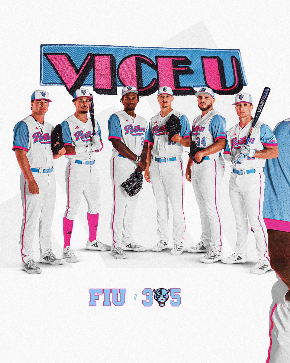 These new <a href="/FIUBaseball/">FIU Baseball</a> unis are unlike anything college baseball has seen before 🔥

#ViceU