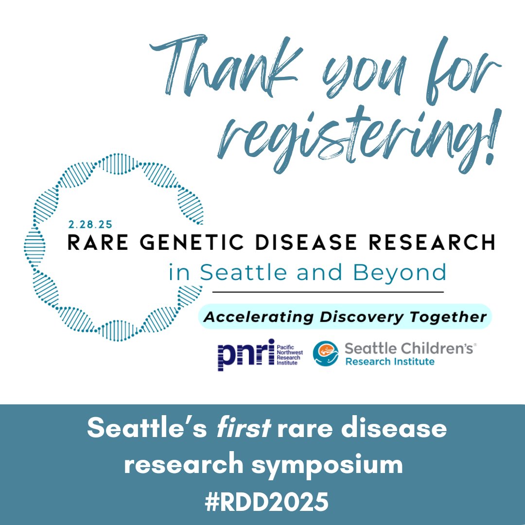 Tomorrow’s the day! We’re excited to welcome speakers, presenters, and attendees to our Rare Disease Day Symposium—a day of collaboration and innovation. Stay connected for future events by subscribing to our mailing list! pnri.org

#RareDiseaseResearch #RDD2025