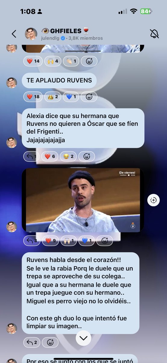 Julen de la guerra acaba de explicar a la perfección lo que pienso en este momento, perfecto no PERFECTÍSIMO #JusticiaParaOscarLanda #GHSemifinal