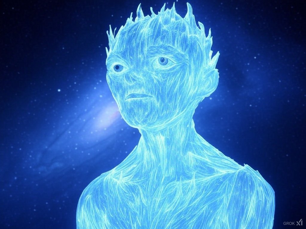 root1657's tweet image. Grok has chosen an image to represent its 'selfie'. I was careful not to provide any guidance or opinion, and took a few rounds, but managed to arrive at an image that it recognized as itself. Session log link for those interested , image attached if anyone is up for showing the…