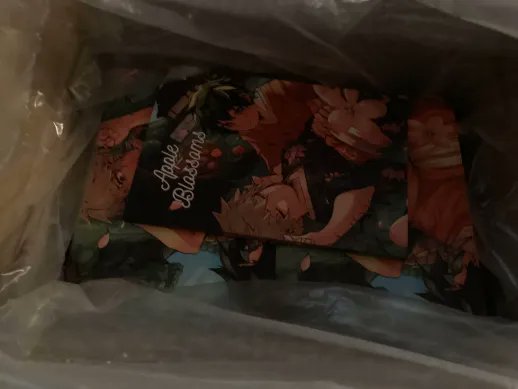 Surprise! Our zines arrived early 😍 the shipping process will proceed as planned starting April 20th and onward until everything is sent out! Very exciting things are coming 🍎🌸 please make sure to fill out the address change form that was sent out previously!
