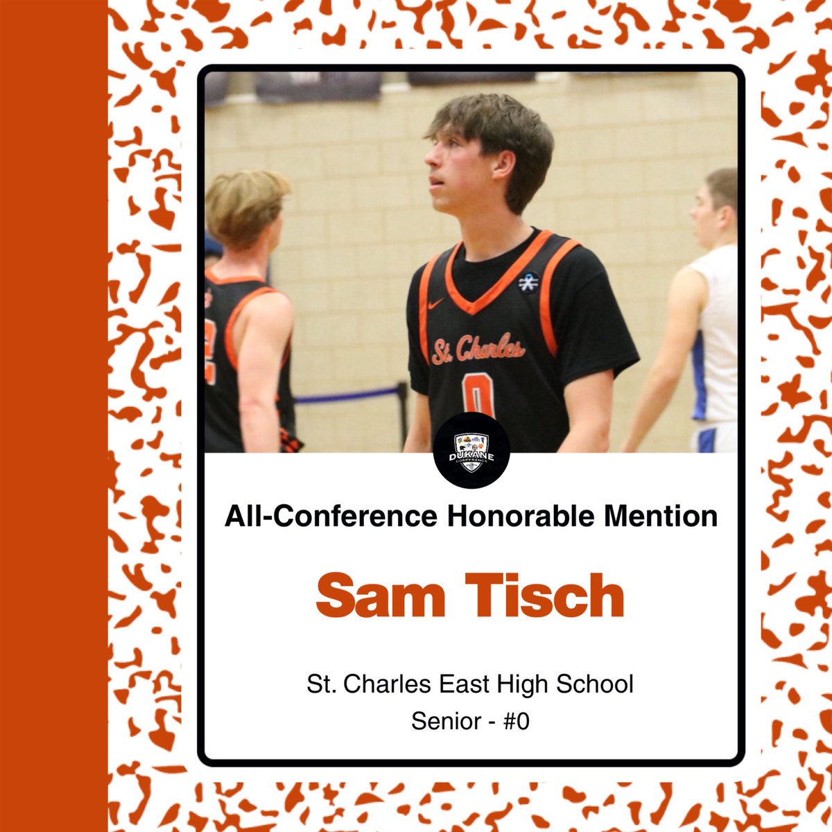 Congratulations to <a href="/sam_tisch/">Sam Tisch</a> for his Honorable Mention All-Conference selection this season! #SaintsPride