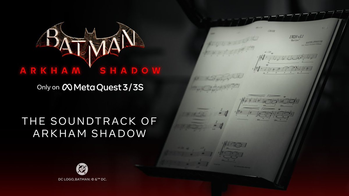 Check out how the soundtrack for Batman: Arkham Shadow came to life!
Recorded at Abbey Road Studios, Kazuma Jinnouchi’s score brings the Arkham world to VR. Ryan Payton, Bill Green, and more break it all down.

Watch here: youtube.com/watch?v=ncVwlT…