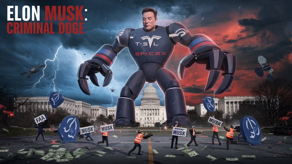 rickmccawley's tweet image. Post 7 (FEC) - 237 chars
“6. FEC FIASCO 🗳️ Chair booted illegally to hide PAC dirt! ‘Rigging elections w/ Trump’s help!’ Musk’s meddling free! #LockMuskUp”
#MadeWithGROK