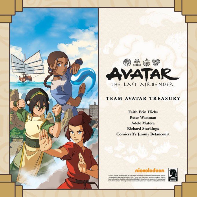 daily toph (@tophbandit) on Twitter photo avatar: the last airbender comic starring toph, katara and suki arrives november 11th, courtesy of <a href="/DarkHorseComics/">Dark Horse Comics</a> ! avatar: the last airbender comic starring toph, katara and suki arrives november 11th, courtesy of <a href="/DarkHorseComics/">Dark Horse Comics</a> !