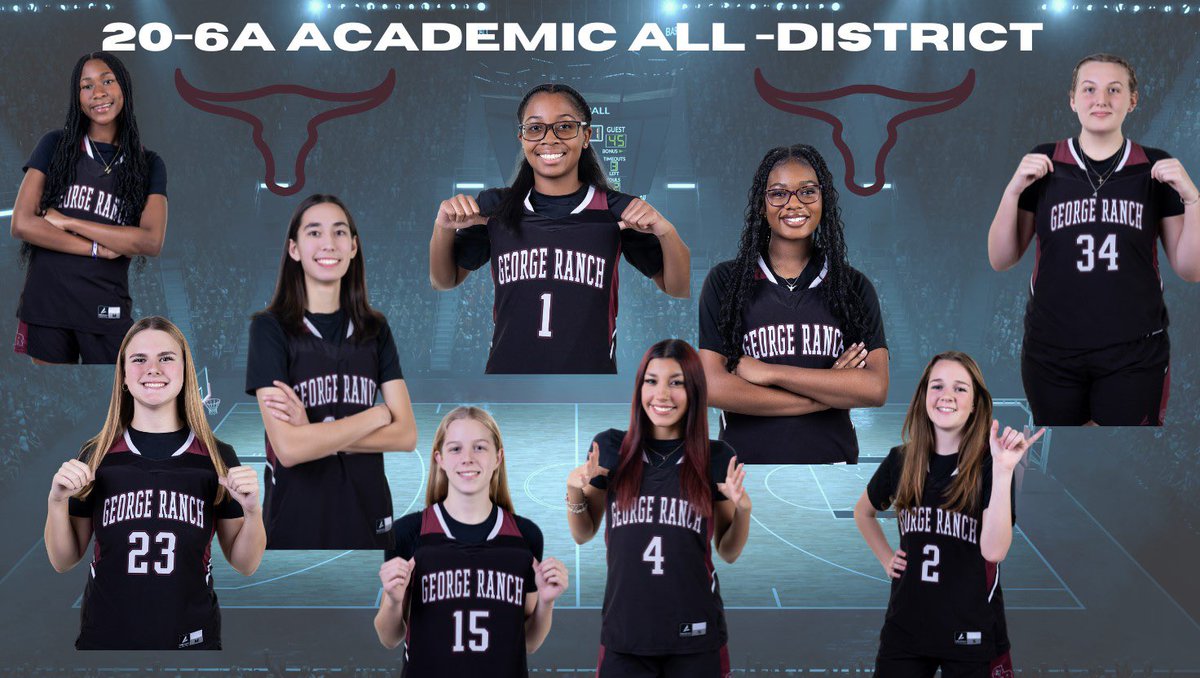 George Ranch HS GBB (@grhslonghorngbb) on Twitter photo Congrats to the Lady Longhorns for making the All-District Academic Team! ππ These athletes are the true definition of student-athletes, excelling on the court & in the classroom. Keep shining, ladies! πͺβ¨ #StudentAthletes #AllDistrictAcademicTeam <a href="/CoachADutch/">Coach Alicia Dutch</a> <a href="/pinkpatterson/">Heather Patterson</a> Congrats to the Lady Longhorns for making the All-District Academic Team! ππ These athletes are the true definition of student-athletes, excelling on the court & in the classroom. Keep shining, ladies! πͺβ¨ #StudentAthletes #AllDistrictAcademicTeam <a href="/CoachADutch/">Coach Alicia Dutch</a> <a href="/pinkpatterson/">Heather Patterson</a>