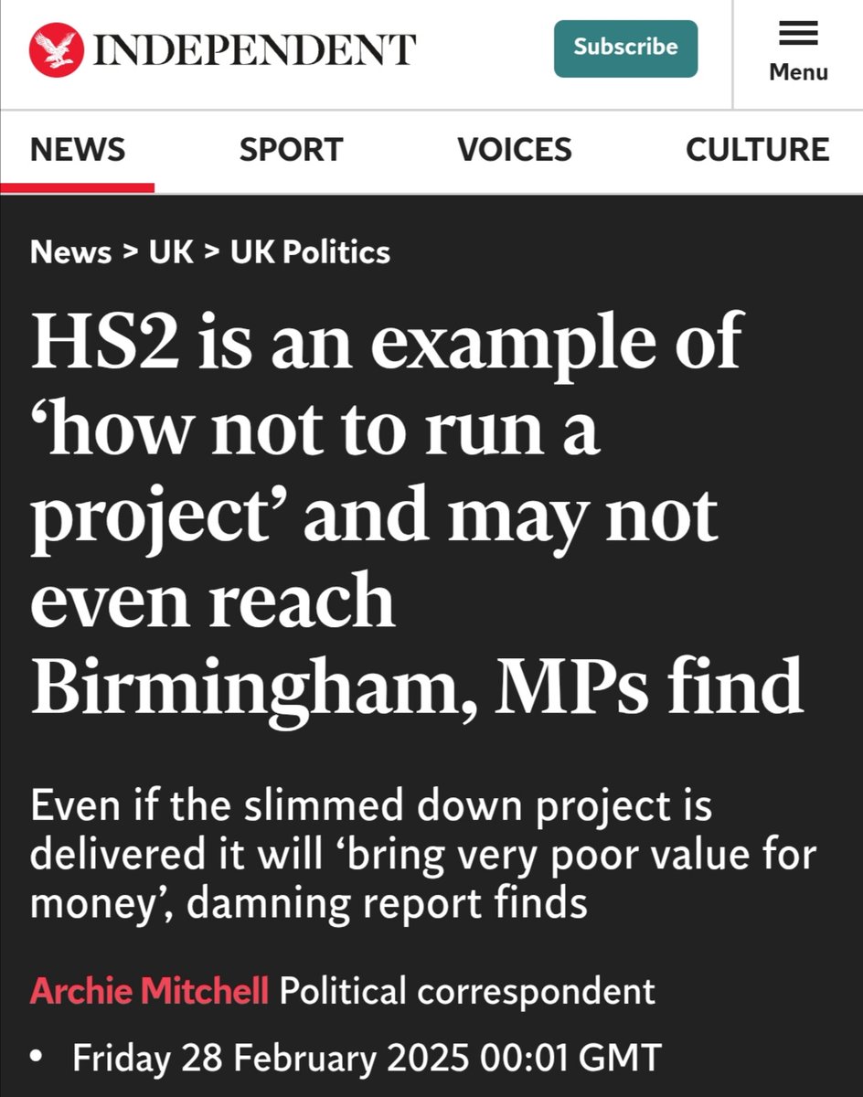 Oh dear! #HS2 night not even get to Birmingham 20 minutes quicker