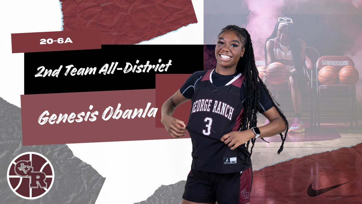 George Ranch HS GBB (@grhslonghorngbb) on Twitter photo Congrats to Genesis Obanla for making 2nd Team All-District! ππͺ She holds the school records for game & season blocks β a true defensive powerhouse! Keep protecting the paint, Genesis! π₯ #AllDistrict #BlockQueen #RecordBreaker #DefendAndDominate
<a href="/CoachADutch/">Coach Alicia Dutch</a> <a href="/pinkpatterson/">Heather Patterson</a> Congrats to Genesis Obanla for making 2nd Team All-District! ππͺ She holds the school records for game & season blocks β a true defensive powerhouse! Keep protecting the paint, Genesis! π₯ #AllDistrict #BlockQueen #RecordBreaker #DefendAndDominate
<a href="/CoachADutch/">Coach Alicia Dutch</a> <a href="/pinkpatterson/">Heather Patterson</a>