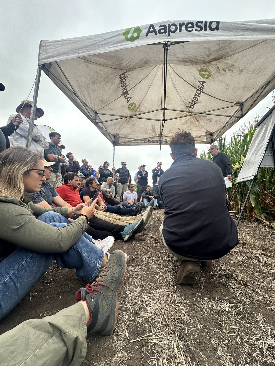 Que lujo es sentarse a que Fernando Andrade te haga pensar! Sencillez, humildad, intercambio, aprendizaje, actualización, transferencia! Gracias <a href="/TandiliaReg/">Aapresid Tandilia</a> 🤝