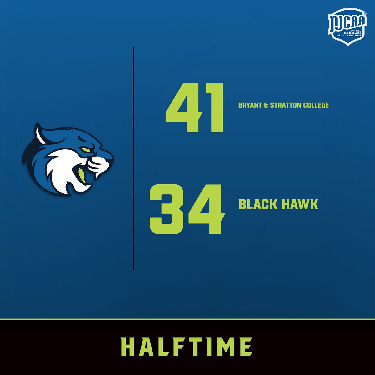 Up at half!