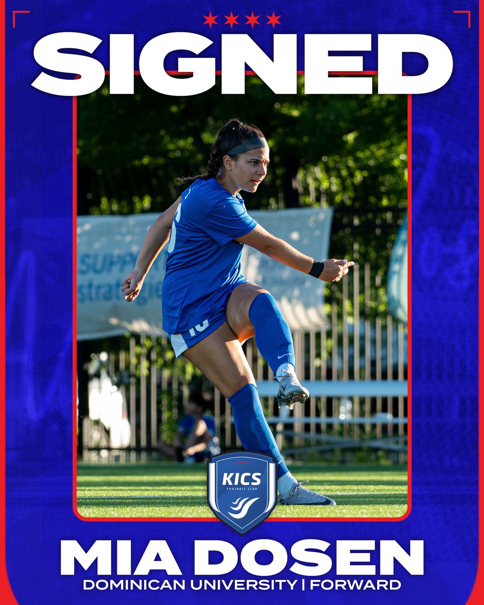 ✅✍️ We are excited to announce that Mia Dosen has been re-signed for the 2025 WPSL season! Mia currently plays at Dominican University and previously earned a call-up to the Croatia Women’s National Team!