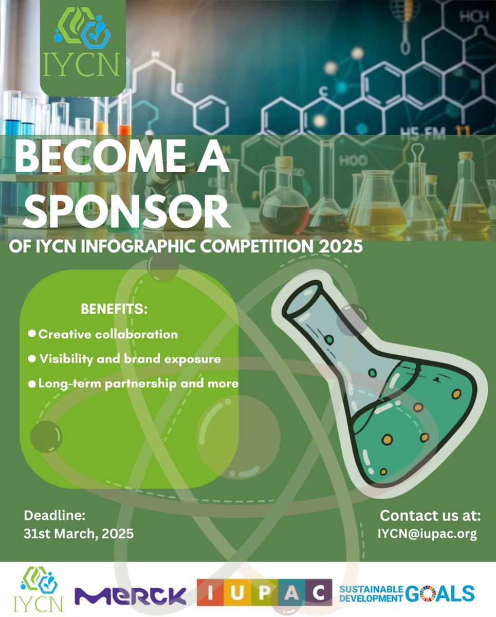 IYCN is proud to be launching the new and improved IYCN Outreach Competition: Infographics on Green and Sustainable Chemistry.