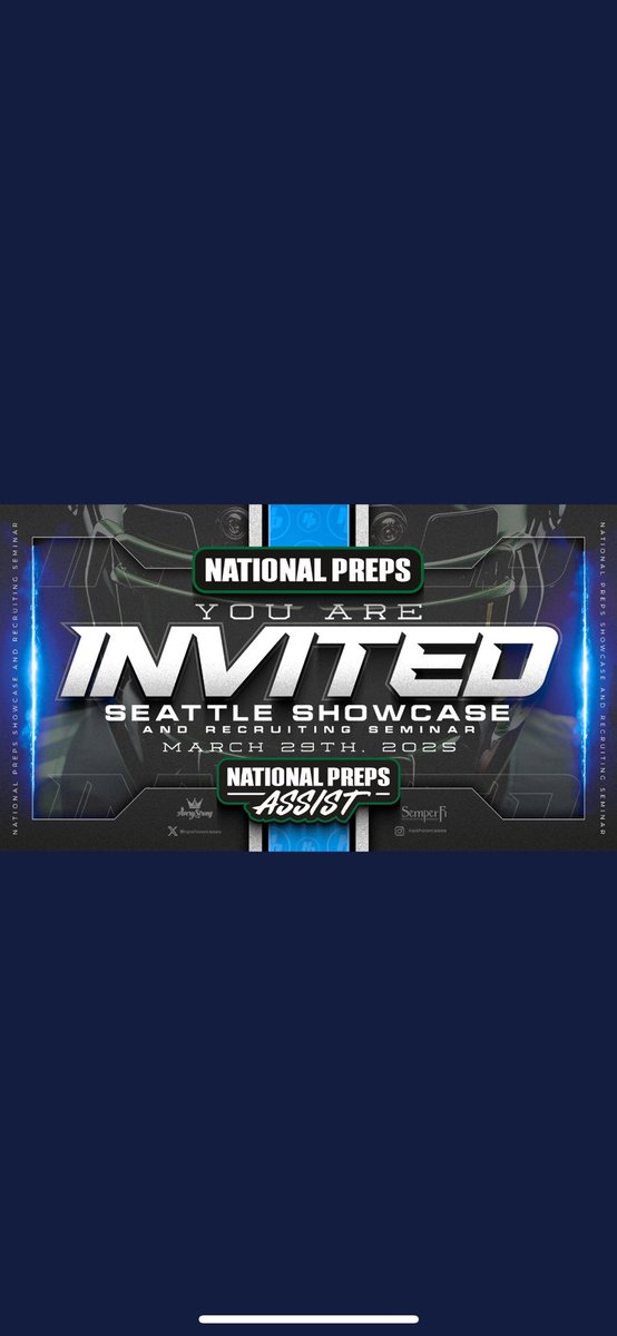 Thank you <a href="/ttherzog/">Coach Trent Herzog</a> for inviting me to the <a href="/NPShowcases/">National Preps Showcases</a> I will be ready to compete