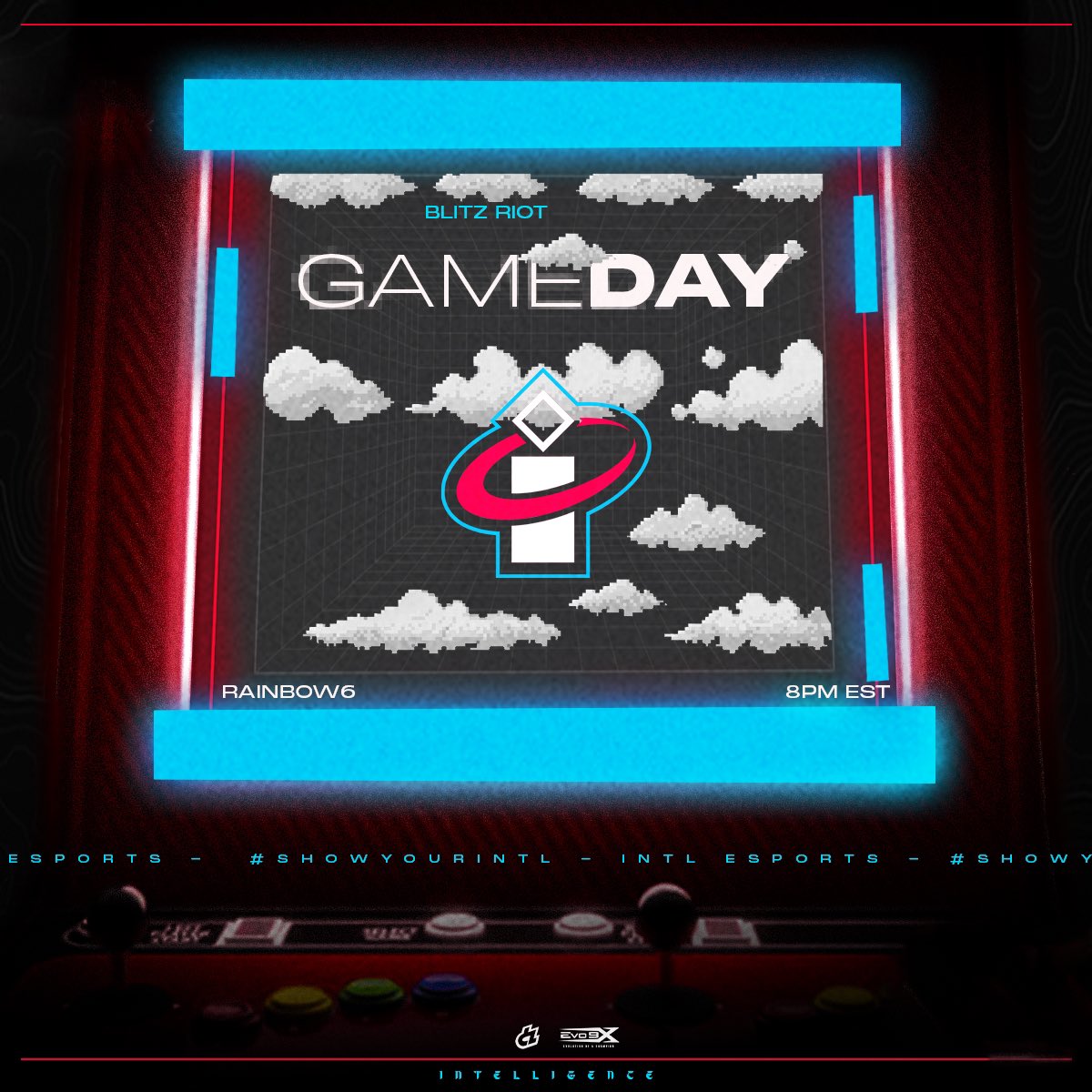 INTL_GG's tweet photo. ⚔️ GAMEDAY | Rainbow6 ⚔️

10 MIN | @BLITZ_Rainbow6 Riot Season 1 

Players: 

🎮 @infernoR6S 
🎮 @AdjustR6S 
🎮 @MaybeKixa 
🎮 @GyrexGG 
🎮 @padipdip 

📝 @lostmarshin1 (Analyst) 
📝 @TylerGThib (Analyst) 

Vs. #NovaBreach 

#IntelligenceWithin #INTLVictory 🏆 https://t.co/R6ab3tjimW