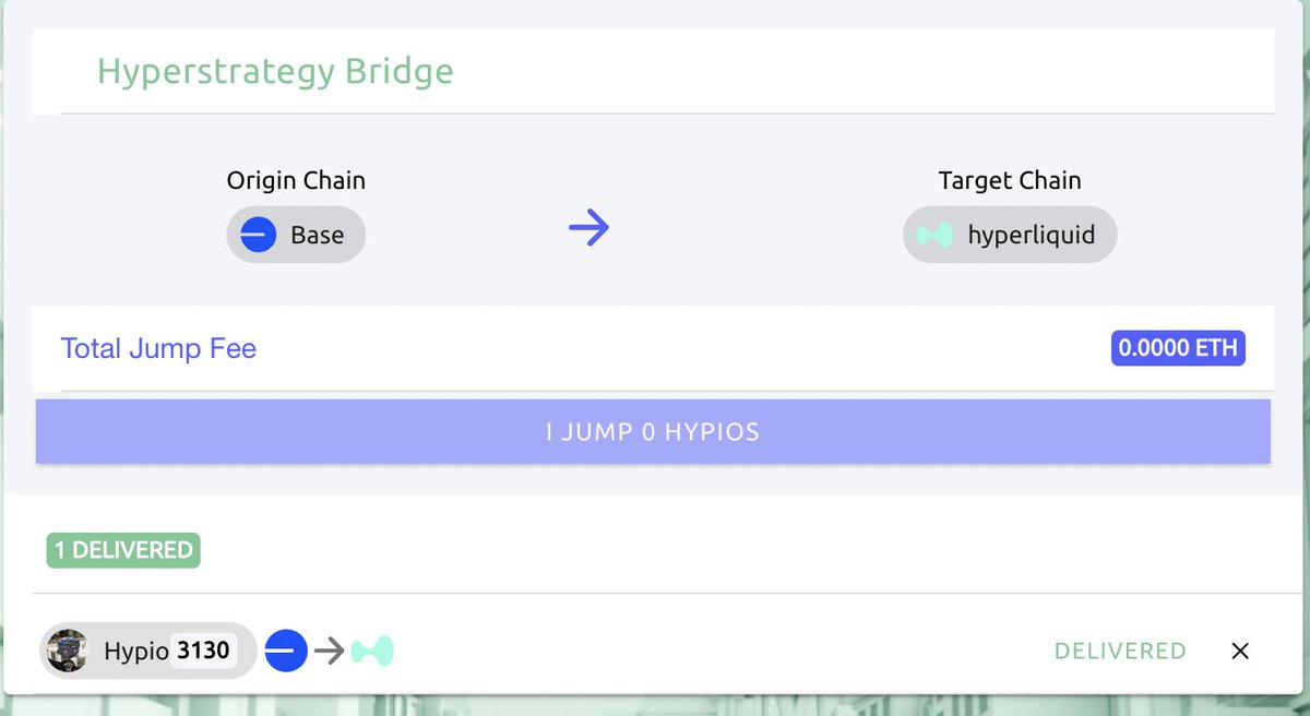 bConeYouKay's tweet photo. @HypioHL @HyperliquidX Bridged ☑️ https://t.co/f9C92k3u7x