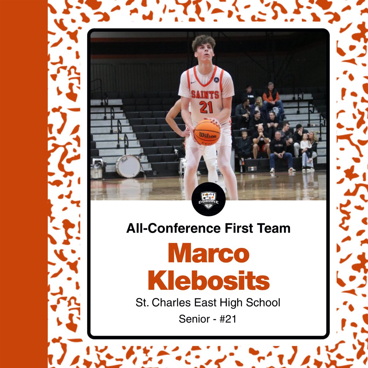 Congratulations to <a href="/marcoklebosits/">Marco Klebosits</a> on his All-Conference section this season! #SaintsPride