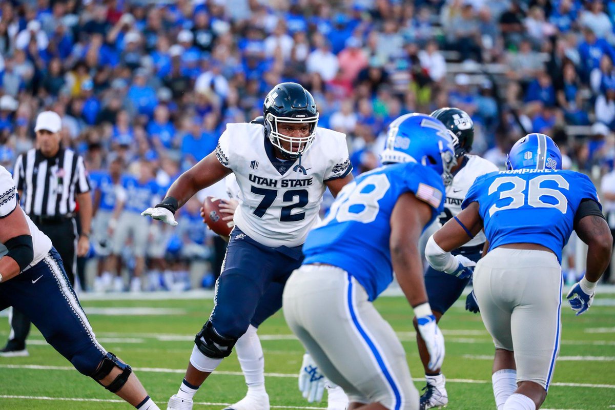 #AGTG Blessed to have earned an offer from Utah State!! <a href="/NNCoachJones/">Justin Jones</a> <a href="/JuJuSports1/">JuJuSports</a> <a href="/JRConrad64/">J.R. Conrad</a>
