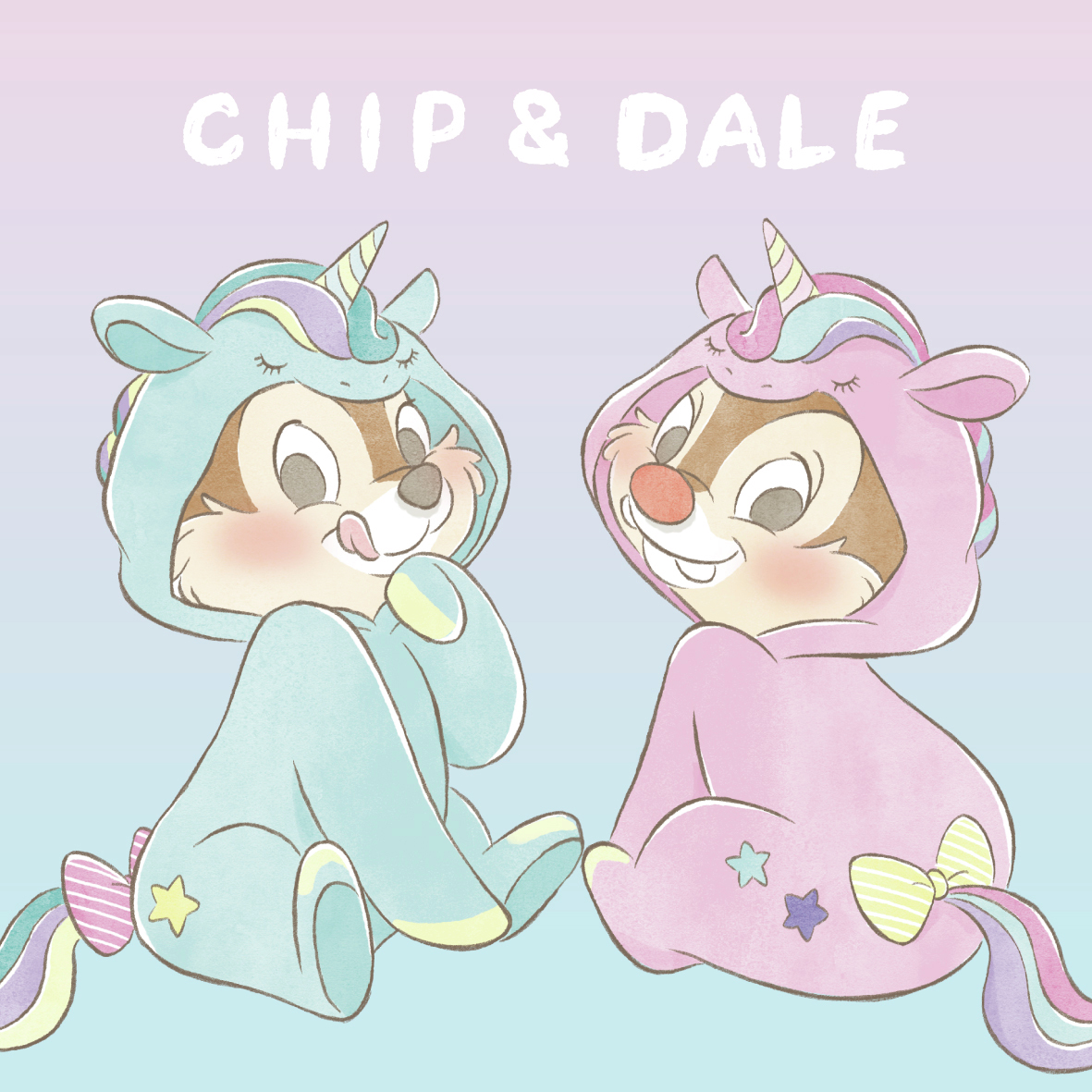 チップとデール　アーティリュージョン　ディズニー　絵画 限定450点☆チップとデール Chip＆Dale チップ＆デール