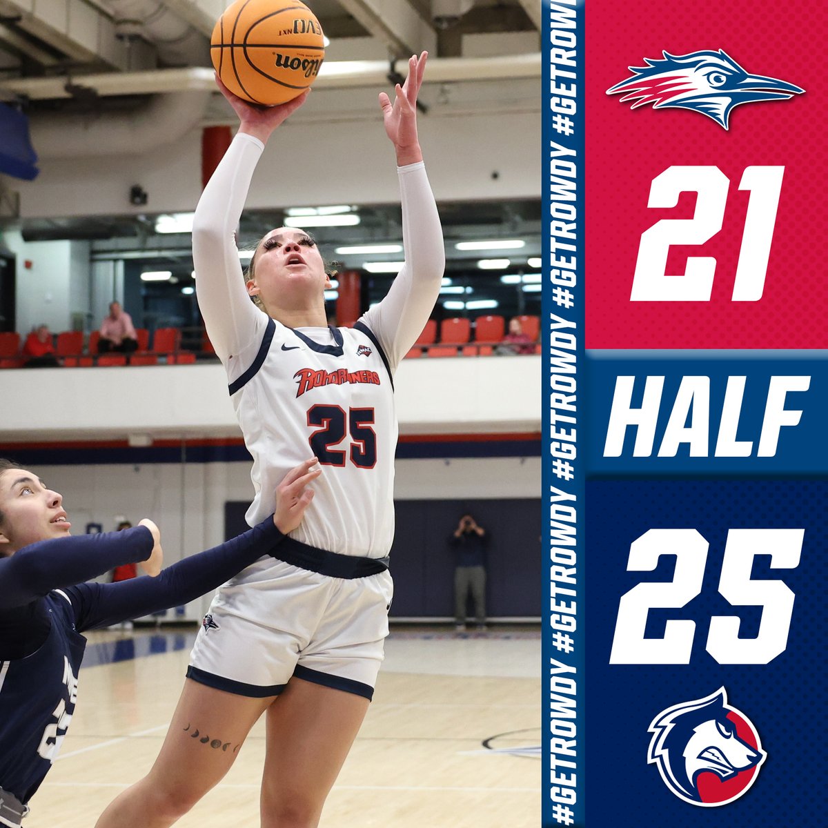 ⏱️HALF | CSU Pueblo 25, #MSUDenver 21

🏀 Brianna Sealy: 6 pts (3-4 FG), 6 rebs
🏀 Stella Rollo: 4 pts, 5 rebs
🏀 Brooklynn Jones: 3 pts, 3 rebs

#GetRowdy🔴🔵