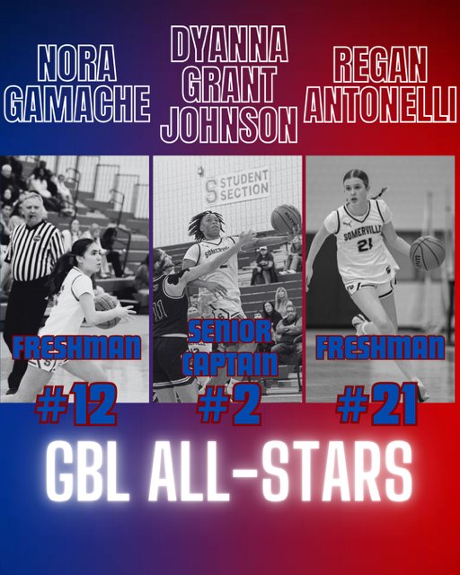 SOMERVILLE HS GIRLS BASKETBALL (@shsgirlshoops1) on Twitter photo Congratulations to our <a href="/SHSHighlanders1/">SHSHighlanders</a> #21 REGAN ANTONELLI, #12 NORA GAMACHE AND #2 DYANNA GRANT JOHNSON for being named <a href="/LeagueBoston/">Greater Boston League</a> GBL All-Stars. I'm so proud 👏🏾 of these ladies.
<a href="/BostonHeraldHS/">Danny Ventura</a> <a href="/BGlobeSports/">Boston Globe Sports</a>
<a href="/Coach_B12/">Ricardo Bonhomme</a>
<a href="/Ed_tv_15/">Somerville EdTV</a>
<a href="/SHSHoopsVille/">Highlander Hoop</a> Congratulations to our <a href="/SHSHighlanders1/">SHSHighlanders</a> #21 REGAN ANTONELLI, #12 NORA GAMACHE AND #2 DYANNA GRANT JOHNSON for being named <a href="/LeagueBoston/">Greater Boston League</a> GBL All-Stars. I'm so proud 👏🏾 of these ladies.
<a href="/BostonHeraldHS/">Danny Ventura</a> <a href="/BGlobeSports/">Boston Globe Sports</a>
<a href="/Coach_B12/">Ricardo Bonhomme</a>
<a href="/Ed_tv_15/">Somerville EdTV</a>
<a href="/SHSHoopsVille/">Highlander Hoop</a>