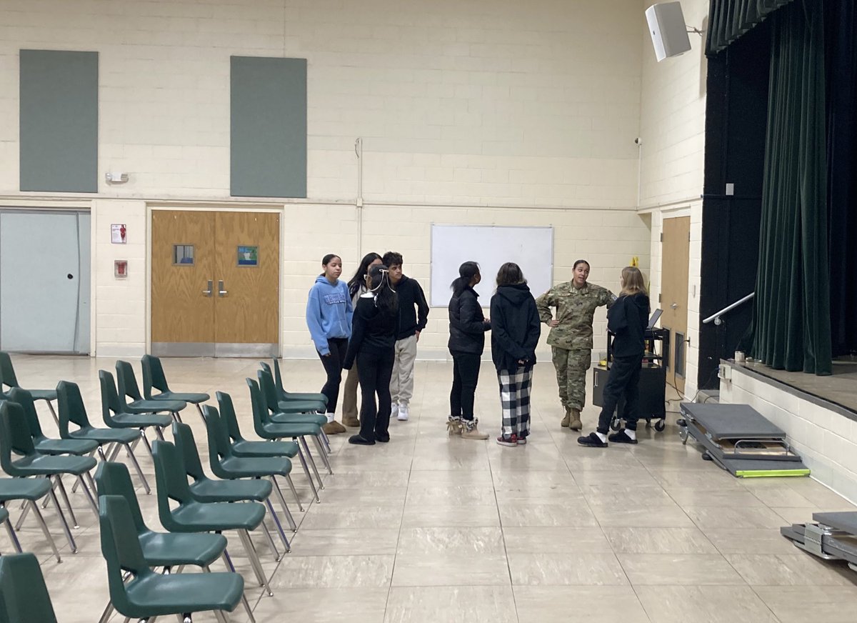 Thanks to LRMS for hosting our recruiting event today. Cadets gave a presentation followed by Q&amp;A and stations dedicated to the extracurricular activities within AFJROTC. Over 50 LRMS 8th grade student expressed interest in take the JROTC class next year in high school.