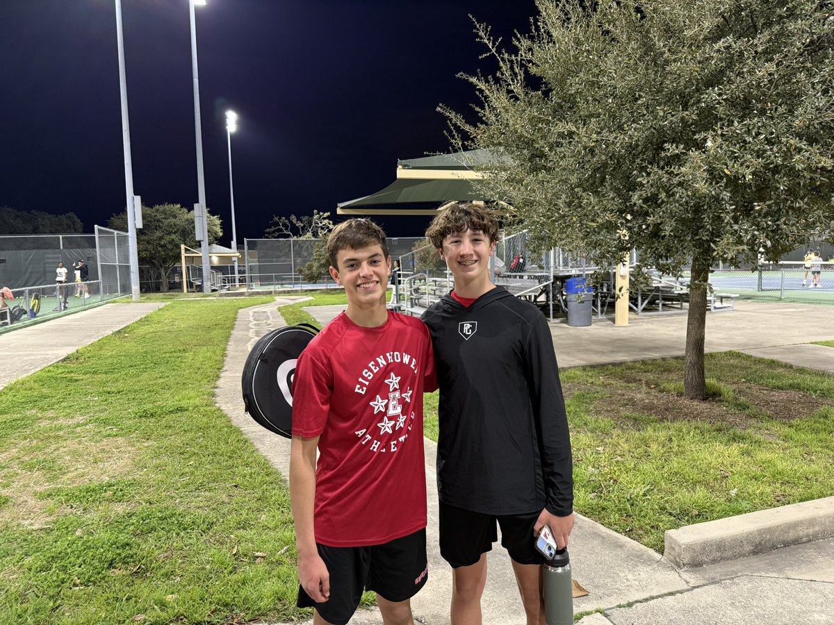 Jason Herrera (@jayxherrera) on Twitter photo Congratulations Luke and Wyatt on their 1st place finish at the district tennis tournament!! <a href="/IKEAthletics/">IKE Generals Athletics</a> <a href="/ikeneisd/">Ike MS NEISD</a> Congratulations Luke and Wyatt on their 1st place finish at the district tennis tournament!! <a href="/IKEAthletics/">IKE Generals Athletics</a> <a href="/ikeneisd/">Ike MS NEISD</a>