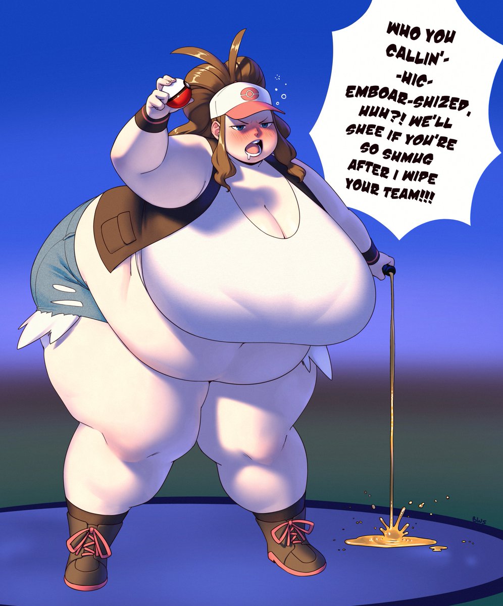 Is she looking to battle, or brawl?

Here’s a commissioned upgrade of a sketch I did last year of Hilda from Pokémon. What exactly would you do if a drunk girl as thick as her looked like she was about to cave your head in with a pokéball?