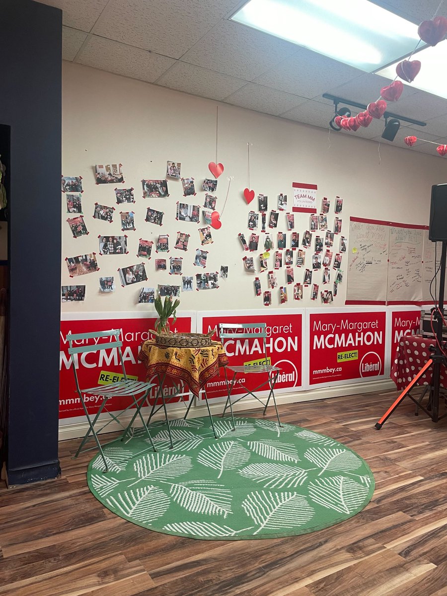 TorontoObserver's tweet image. Scenes from Beaches—East York Liberal candidate Mary Margaret McMahon’s headquarters. They are ready for tonight’s #Ontarioelection watch party. Photo by Marqus Downey, Toronto Observer.
#BeachesEastYork   #BEY  #onpoli   #OntarioVotes2025