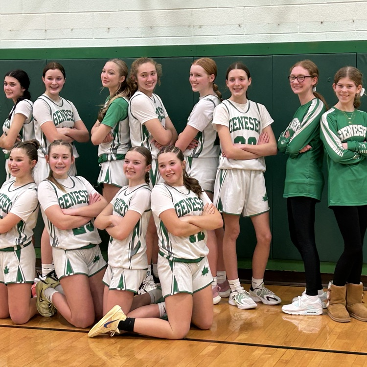 geneseodist228's tweet photo. GMS Girls Basketball are Heartland Conference Champs tonight! 7th grade beat Glenview in a heated game, and in front of a packed house, to go Undefeated and win Conference. 8th grade also defeated Glenview to become our first ever back to back Conference Champions. #BeLEAF https://t.co/z45sdRLKzI