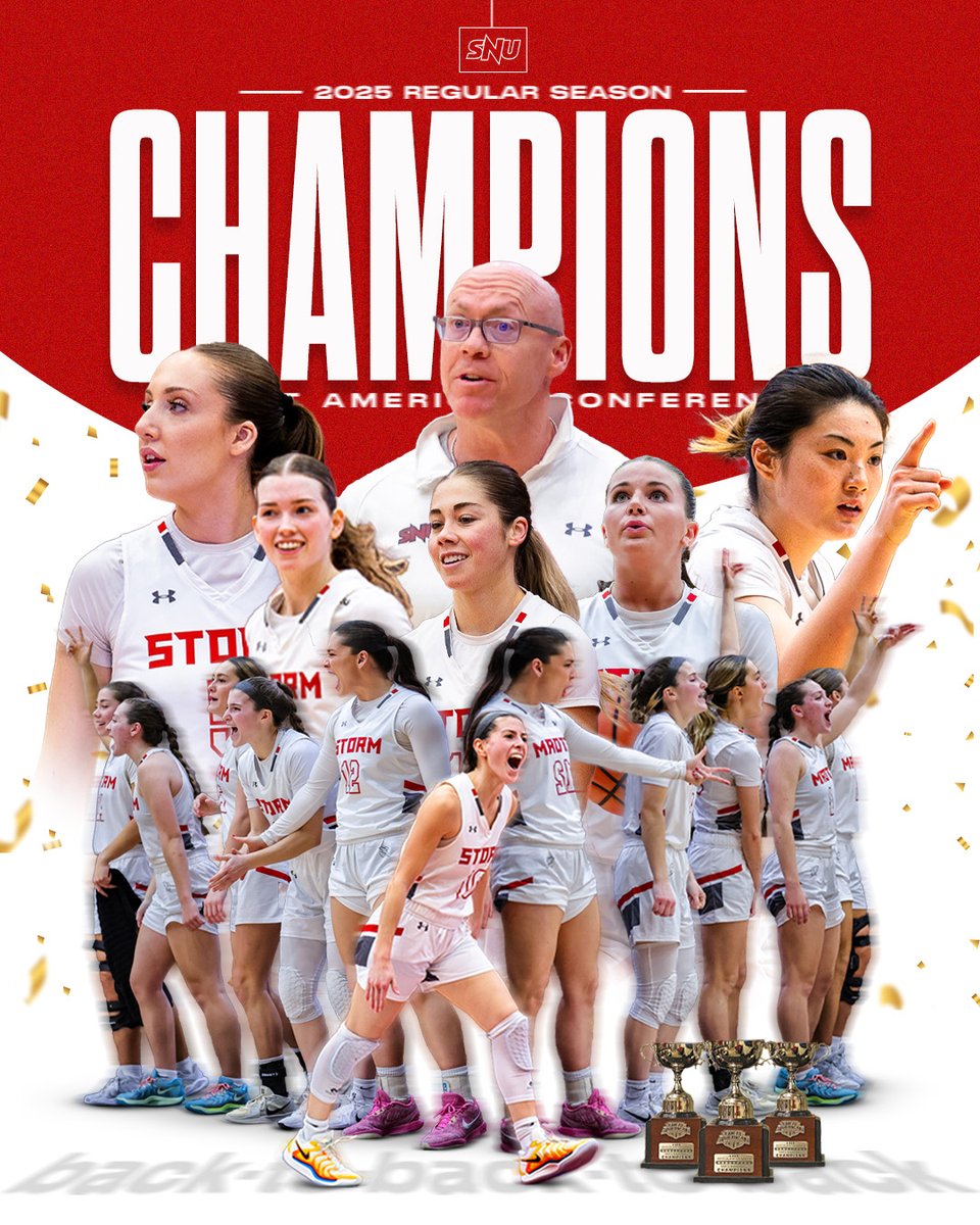 SNU Athletics (@snuathletics) on Twitter photo ๐๐๐๐ ๐๐ ๐๐๐ ๐ฅณ
<a href="/SNUwbb/">SNU Women's Basketball</a> earns their ๐ญ๐ก๐ข๐ซ๐ ๐ฌ๐ญ๐ซ๐๐ข๐ ๐ก๐ญ GAC Regular Season Championship after taking down the Rangers in the Sawyer Center. We will go for another outright championship on Saturday!
#BoltsUpโก๏ธ ๐๐๐๐ ๐๐ ๐๐๐ ๐ฅณ
<a href="/SNUwbb/">SNU Women's Basketball</a> earns their ๐ญ๐ก๐ข๐ซ๐ ๐ฌ๐ญ๐ซ๐๐ข๐ ๐ก๐ญ GAC Regular Season Championship after taking down the Rangers in the Sawyer Center. We will go for another outright championship on Saturday!
#BoltsUpโก๏ธ