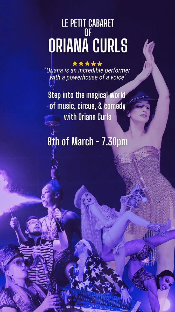 The cat is out of the box!! Come and see my brand new show at the <a href="/ubsoho/">underbellyboulevard</a> 8th March! 🌹

underbellyboulevard.com/tickets/le-pet…

#cabaret #musical #music #circus #comedy #magic #soho #show