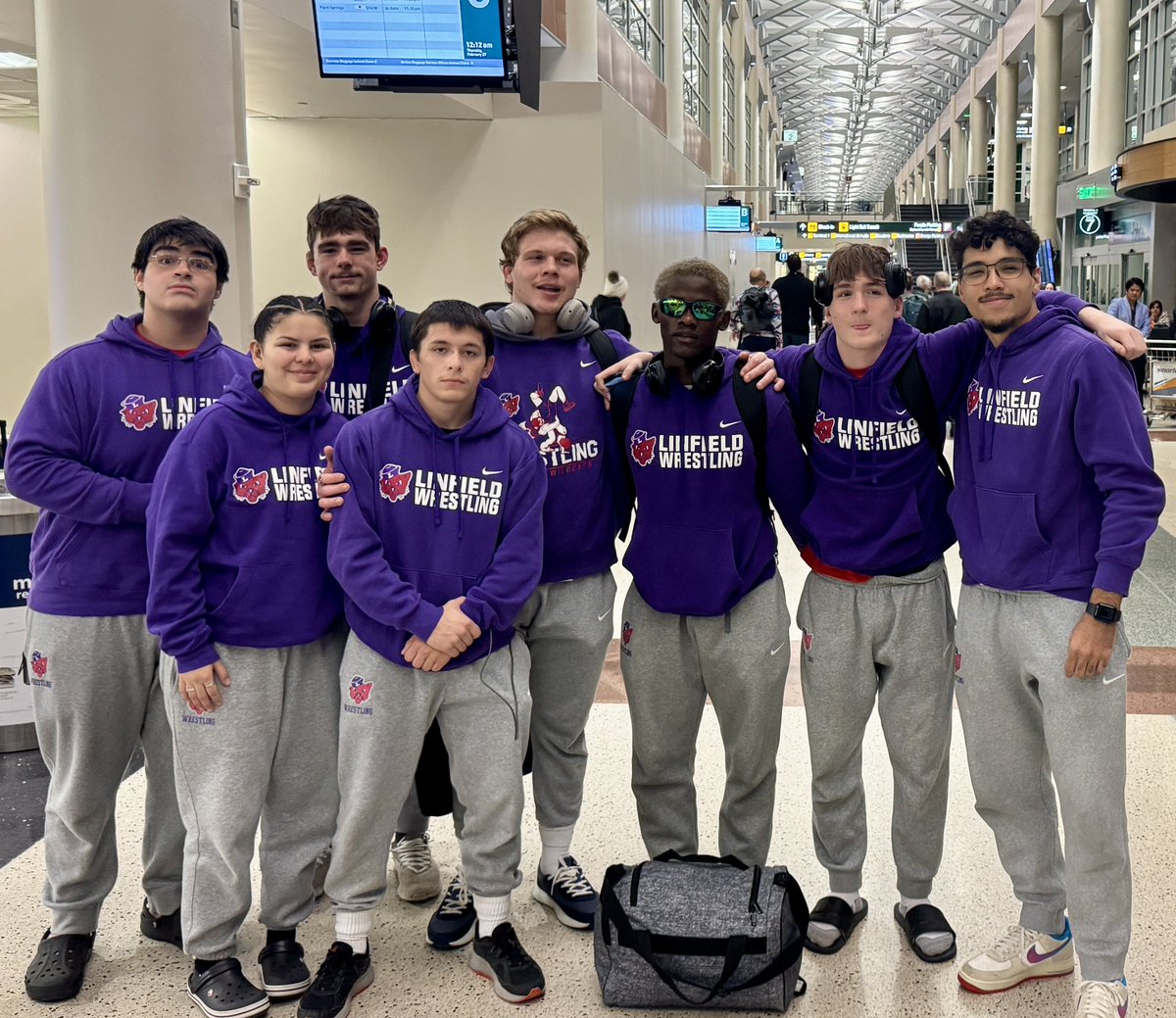 On the ground in Minneapolis, ready for the NCAA Upper Midwest Regionals! #MatCats