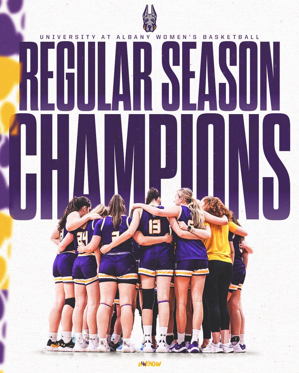 .<a href="/AmericaEast/">America East</a> Regular Season Champions!

#UAUKNOW // #AEHoops