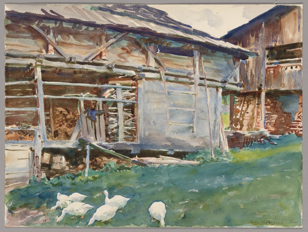 Woodsheds, Tyrol #artbots #sargent