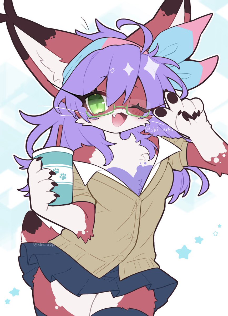 Flat color commission🥤✨