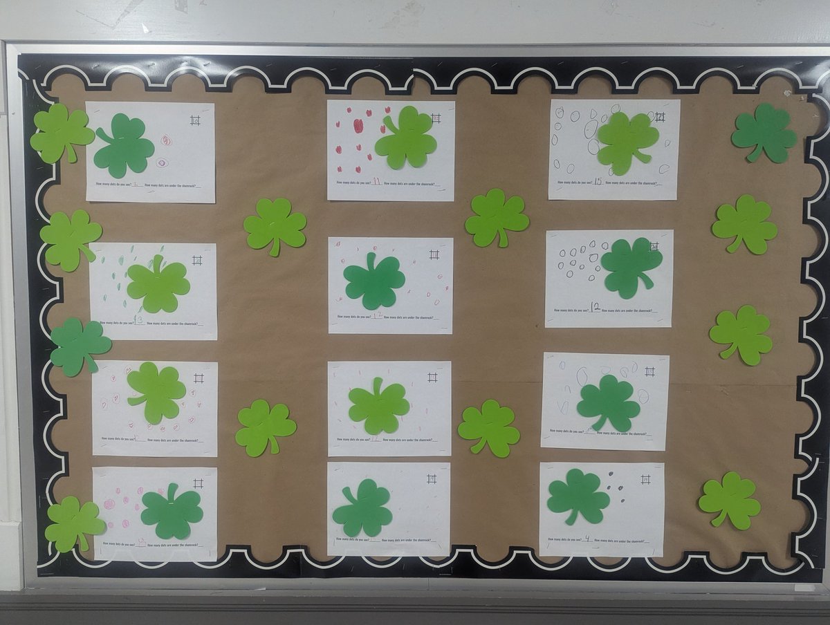 Shamrock ☘️ splat! 1st grade had a good time making their own splat!  Thanks to <a href="/SteveWyborney/">Steve Wyborney</a> for sharing your wonderful ideas!