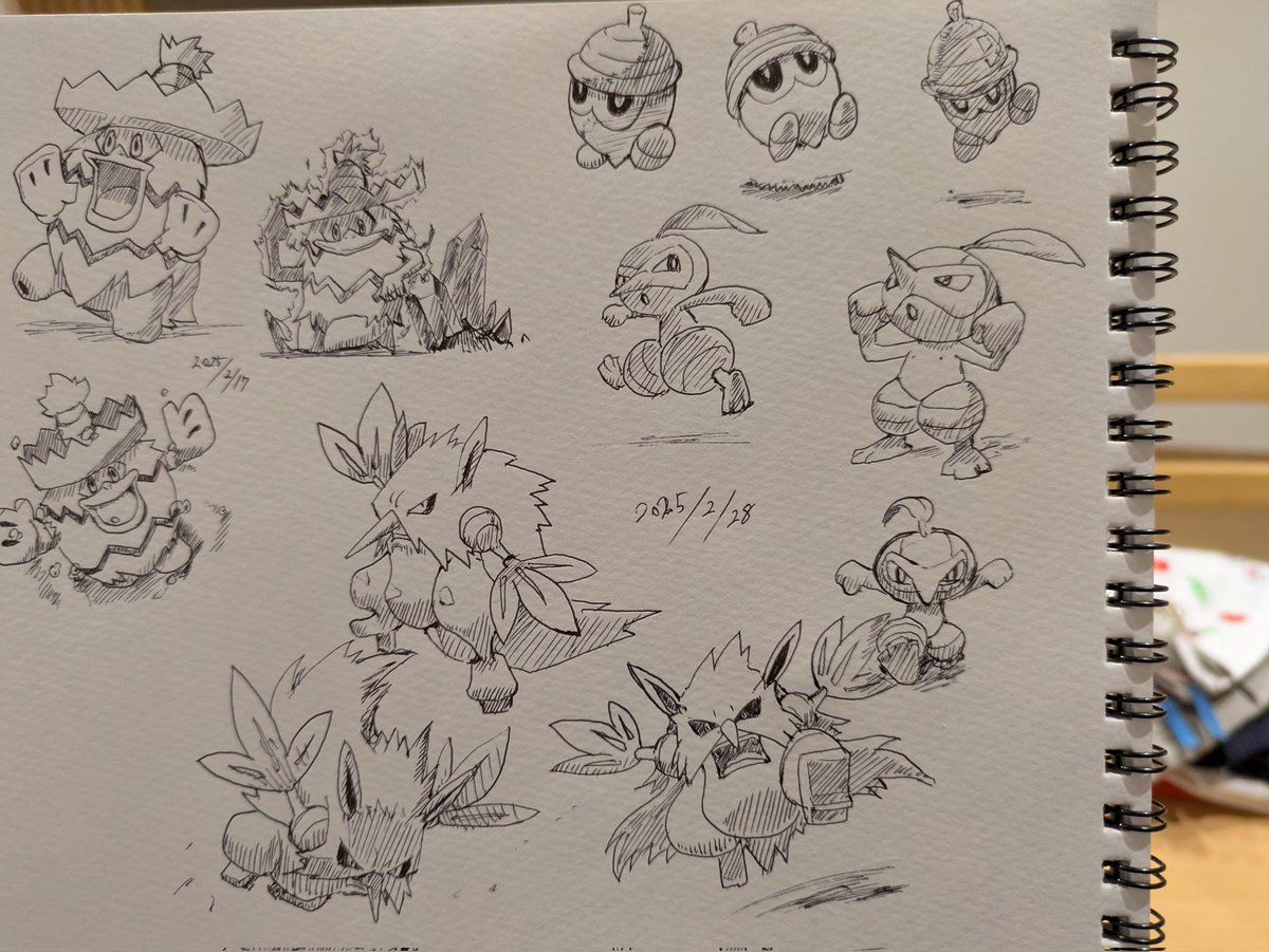 タネボー コノハナ ダーテング 見た目が超好き タネボーの可愛らしさ、コノハナの正義の味方感からのダーテングの悪役顔と言ったいい意味での裏切り進化 姿が変わるのは成長の証なのかも? カキカキ。 