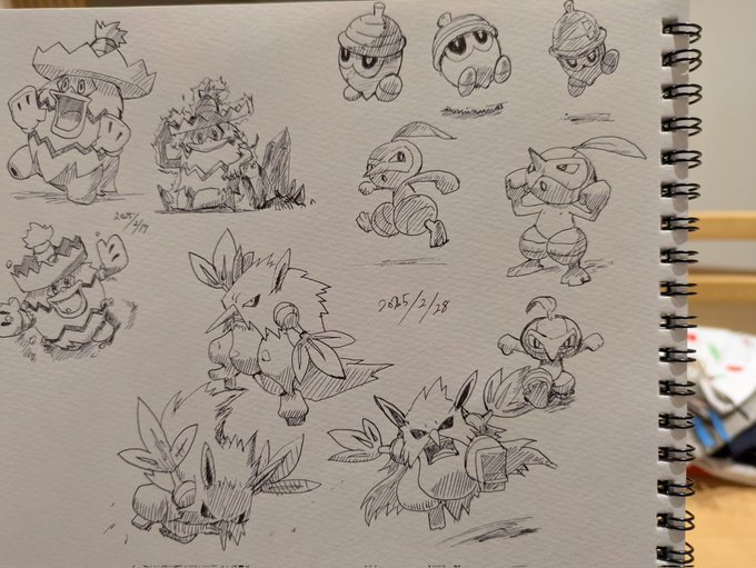 タネボー コノハナ ダーテング 見た目が超好き タネボーの可愛らしさ、コノハナの正義の味方感からのダーテングの悪役顔と言ったいい意味での裏切り進化 姿が変わるのは成長の証なのかも? カキカキ。 