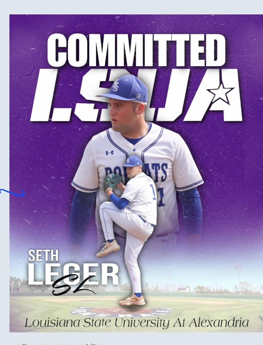 Congratulations to our guy <a href="/SethLeger2/">Seth Leger</a> on his commitment to LSUA. Very exciting times for both Seth and his family! #WUPKAR