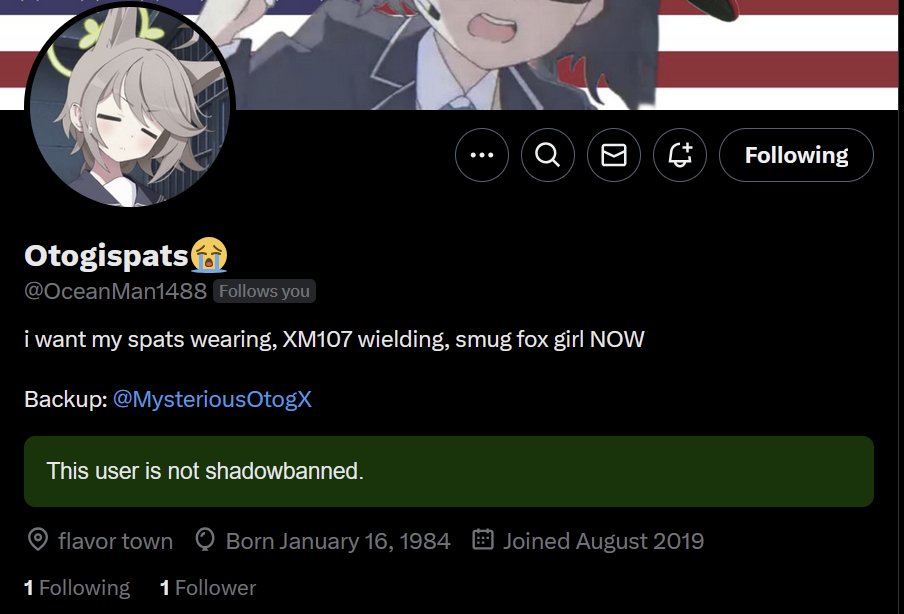 NotsoBeans's tweet image. Im @OceanMan1488's only follower 😊❤️❤️❤️❤️