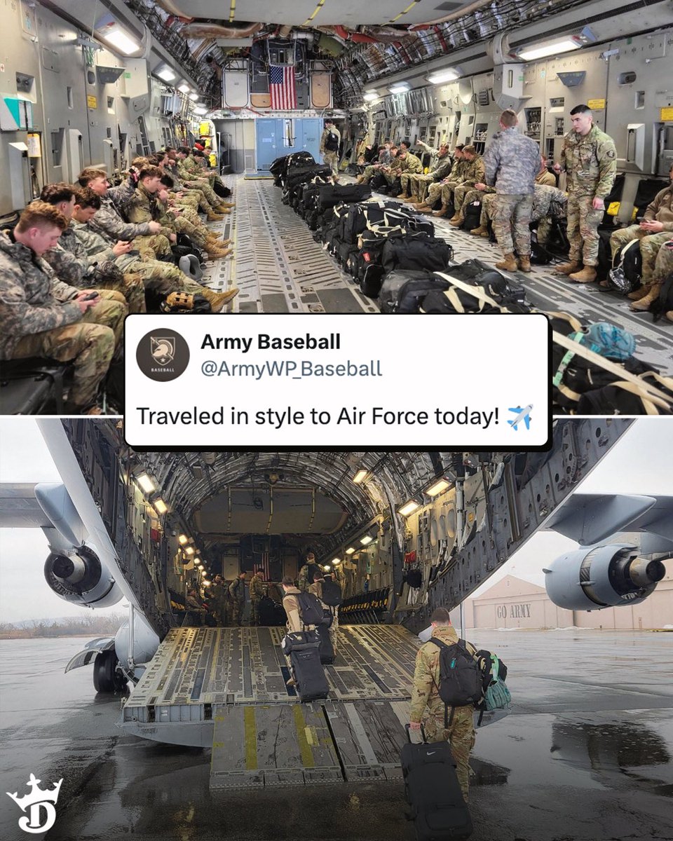 DraftKings Sportsbook (@dksportsbook) on Twitter photo For the first time since 1993, Army baseball travels to Air Force for a series โพ๏ธโ๏ธ
(via <a href="/ArmyWP_Baseball/">Army Baseball</a>) For the first time since 1993, Army baseball travels to Air Force for a series โพ๏ธโ๏ธ
(via <a href="/ArmyWP_Baseball/">Army Baseball</a>)