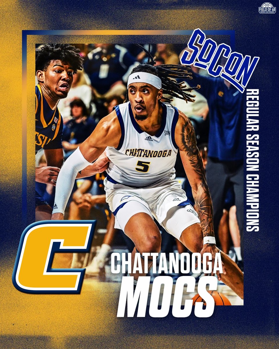 The Field of 68 (@thefieldof68) on Twitter photo CHATTANOOGA CLINCHES THE <a href="/SoConSports/">The Southern Conference</a> REGULAR SEASON TITLE! ππ
<a href="/GoMocsMBB/">Chattanooga Basketball</a>'s first outright championship under Dan Earl! π₯π CHATTANOOGA CLINCHES THE <a href="/SoConSports/">The Southern Conference</a> REGULAR SEASON TITLE! ππ
<a href="/GoMocsMBB/">Chattanooga Basketball</a>'s first outright championship under Dan Earl! π₯π