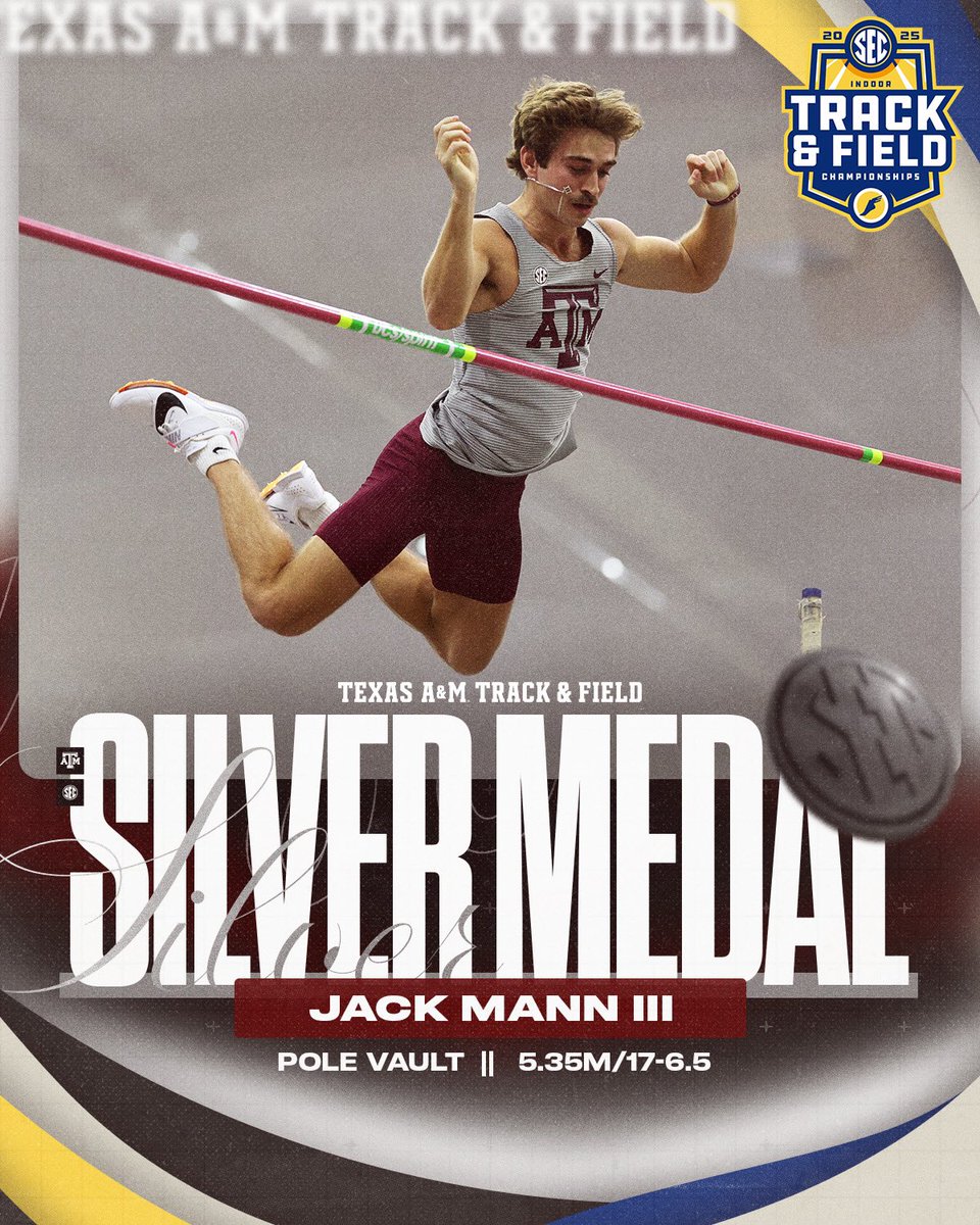 JACK IS THAT MANN ‼️🥈

#GigEm // #AggieTF