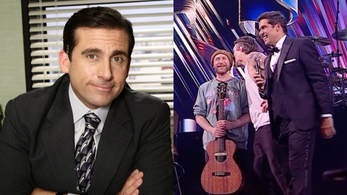 Cooperativa's tweet image. "A lo Michael Scott": Rafa Araneda se llena de críticas por entrega de Gaviotas a Incubus #CooperativaContigo 
tinyurl.com/262pvjx9