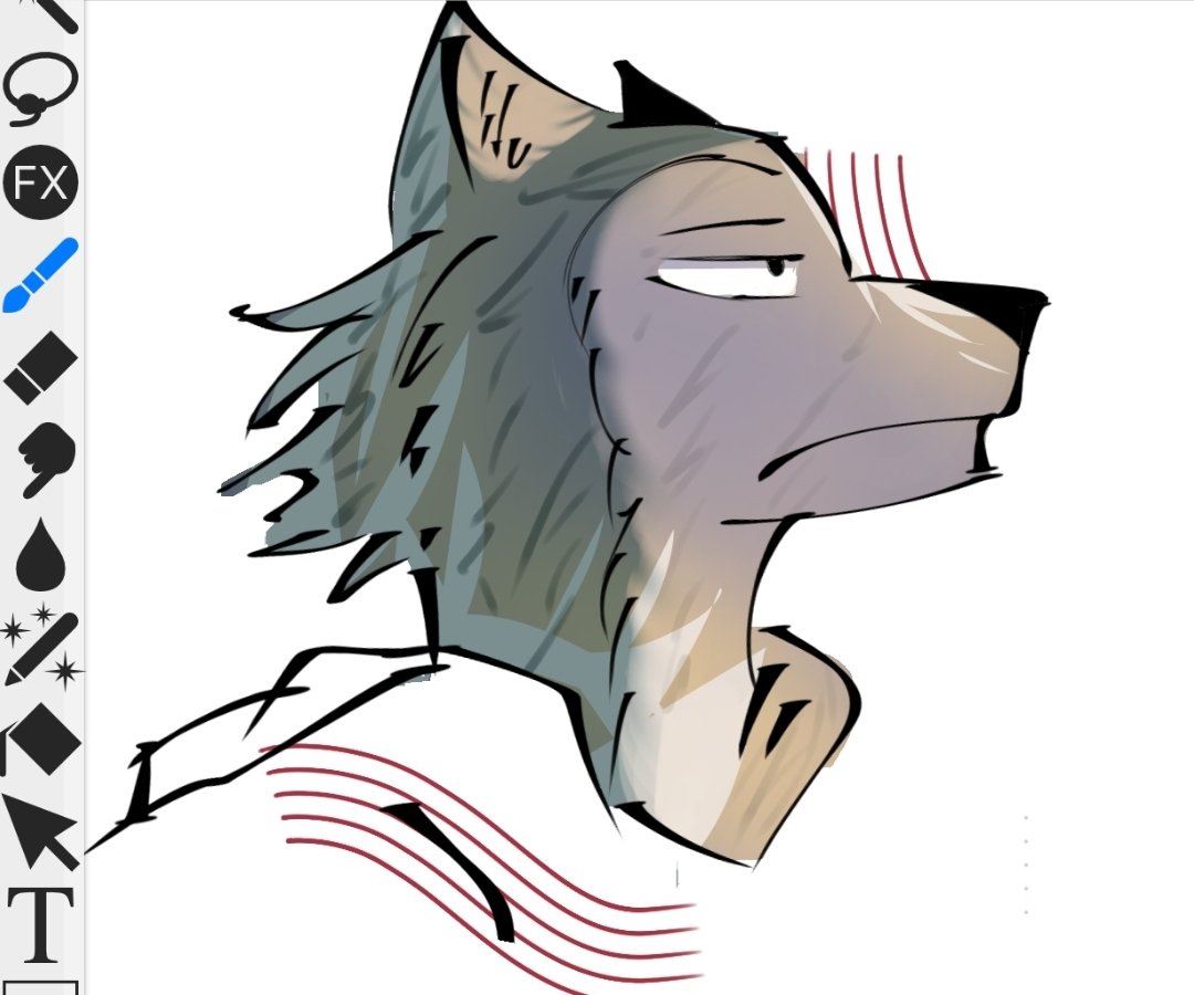 I loved this drawing

#BEASTARS #legoshi