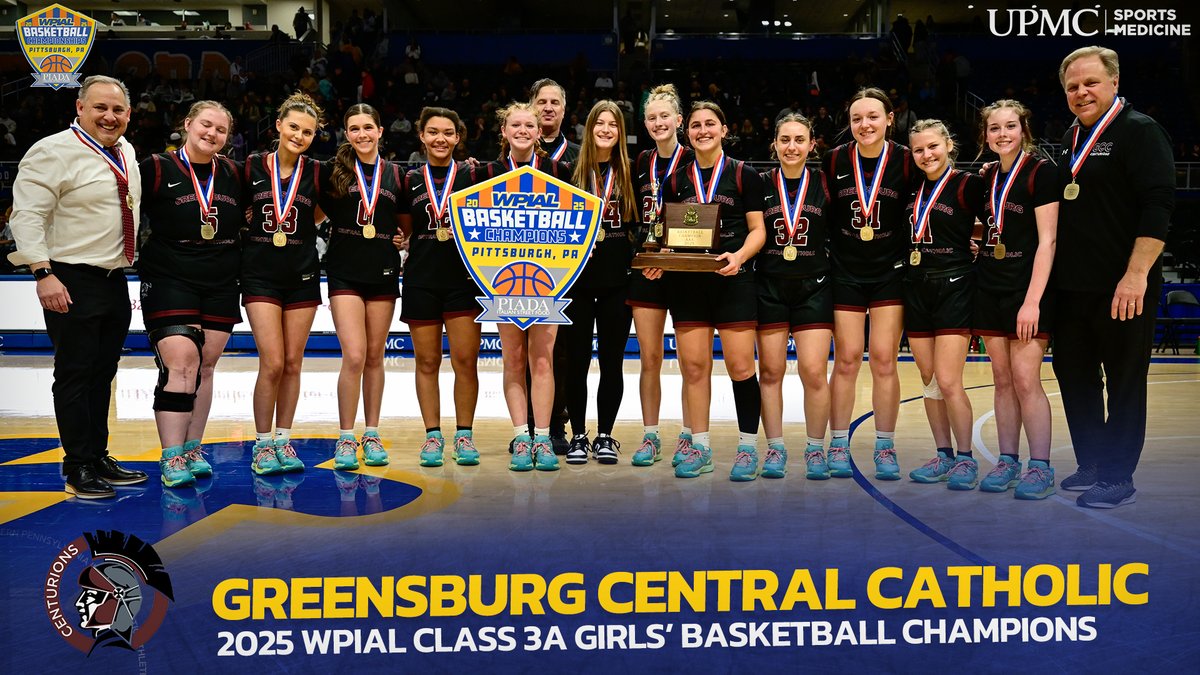 WPIAL (@wpial7) on Twitter photo π ππππππππππ ππππππππ ππππππ π
With a 56-51 win over Shady Side Acad. in the Class 3A Girls' Championship, <a href="/GCC_Centurions/">GreensburgCentralCatholic</a> is the WPIAL/<a href="/UPMCSportsMed/">UPMC Sports Medicine</a> Class 3A Girls' Basketball Champion - its 7th WPIAL title & 2nd straight! Congrats! π
#WPIAL | ππ π ππππππππππ ππππππππ ππππππ π
With a 56-51 win over Shady Side Acad. in the Class 3A Girls' Championship, <a href="/GCC_Centurions/">GreensburgCentralCatholic</a> is the WPIAL/<a href="/UPMCSportsMed/">UPMC Sports Medicine</a> Class 3A Girls' Basketball Champion - its 7th WPIAL title & 2nd straight! Congrats! π
#WPIAL | ππ