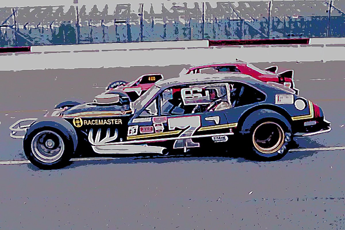 RaceChaser77's tweet photo. Ron Bouchard and Jim Shampine - #pavementmodified @PoconoRaceway #digitalart @RoCModSeries #RonBouchard #JimShampine #motorsportsart https://t.co/IFknUFQkck