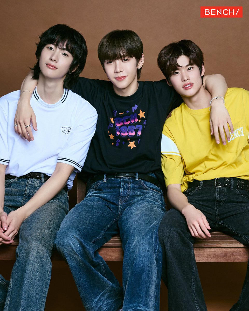 The secret to effortless style? <a href="/RIIZE_official/">RIIZE</a>-approved looks that work every time. 👌 Time to grab these new staples and flex like never before!

On #SHOTARO
BENCH Tee (BOF0351) P539
Pants (BPD0895) P1099

On #SOHEE
BCH 1987 Tee (BOF0347) P539

On #ANTON
1987 Tee (BOT3030) P599