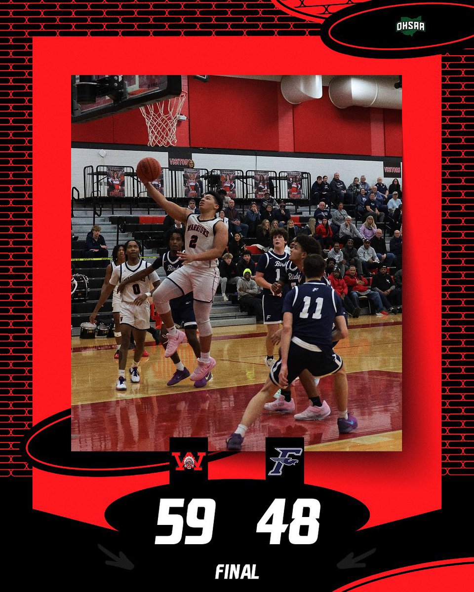 🏀 | FINAL

In a game of runs, it was the Warriors who made the final push as they dominate the fourth quarter with a 21-7 advantage. 

They’re back at Butler on Saturday at 1:00 pm to take on Sycamore for a District Championship!

#WarriorPride